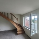 Escalier quart tournant en chêne