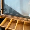 Coffret à montres en noyer