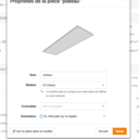 Option par pièce "Verrouiller sur le repère"