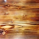 le douglas en technique bois brulé et huilé.