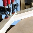 Lit cabane en hêtre lamellé collé