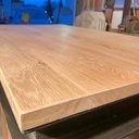 Table basse industriel en IPN et chêne massif