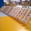 Maquette charpente ferme latine