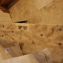 Banc peuplier ancien