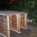 Composteur en bois de palettes