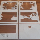 Boîte/cadre roi lion