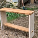 Petit Banc en chêne et peuplier