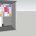 verrière style Mondrian - proposition 2