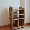 Meuble hi-fi en chêne