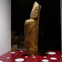 Tete d'indien en chêne