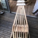 Chaise de jardin en chutes de sommier