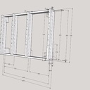 Presse a panneau murale