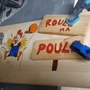 Jeux en bois - Roule ma poule et le Pirate