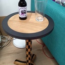 Un guéridon à base de chutes