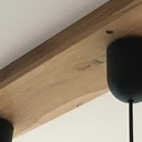 Luminaire en chutes de chêne vieux