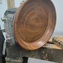 Machins tournés a partir de recup d'un bout de comptoir en noyer.