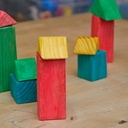 Jeu de construction en bois