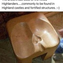 Siège confort pour porteur de kilt