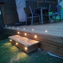 Terrasse en mélèze