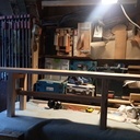 Banc rustique en hêtre