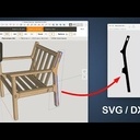 Idées OpenCutList 6.0 : Export des pièces en DXF, SVG, STL, OBJ