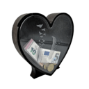 Tirelire Coeur (Plexi gravé)