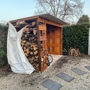 Abris vélos et bois de chauffage