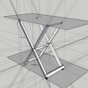 Piètement type clavier ou synthé