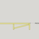 Exemple de contreventement qui rend l'ensemble indéformable