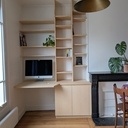 Bureau/Bibliothèque en CP Bouleau et Erable