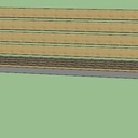 Banc extérieur Bois Métal