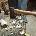 Manche de hachette aux outils à main