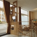 Claustra brise vue, boites, avec barrière