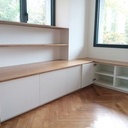 Aménagement entrée - placards et banc