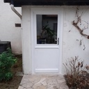 Porte d'atelier en chêne