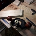 Petit banc en châtaignier