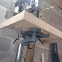 Table pour perceuse a colonne