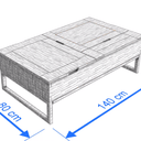 Table basse de salon