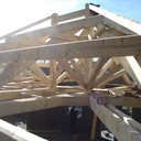 Charpente villa 4 pans