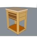 Table pour scie à onglet