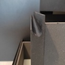 Bureau en frêne et fibra color noir