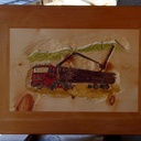 Tableaux, cadres et sculptures