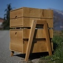 Desserte pour bureau scandinave