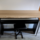 Console en chêne pour TV de 50 kg