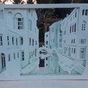 Veilleuse en papier cartonnée