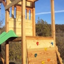 Portique 2 balançoires et Tour médiévale