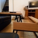 Table basse, plateau relevable