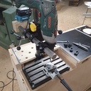 Support en position "utilisation de la table en fonte"