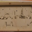 Boîte lumineuse banquet gaulois