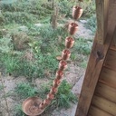 La chaîne de pluie qui chante quand il pleut ou quand la glace fond, c'est magnifique comme musique